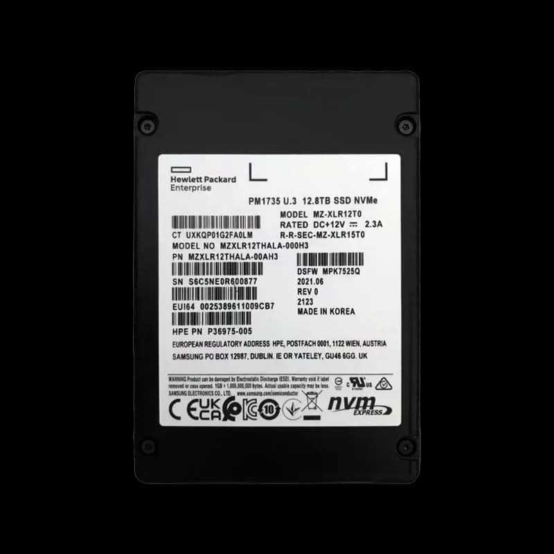 Samsung MZXLR12THALA-00AH3 12.8TB PCI Express NVMe 4.0 x8 Solid State Drive