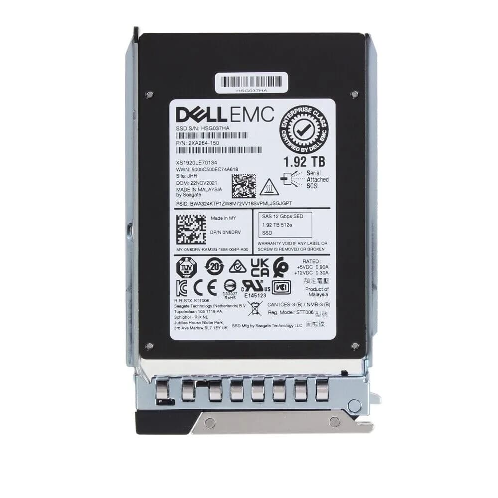 Dell N6DRV 1.92TB 12Gb/s SAS Solid State Drive