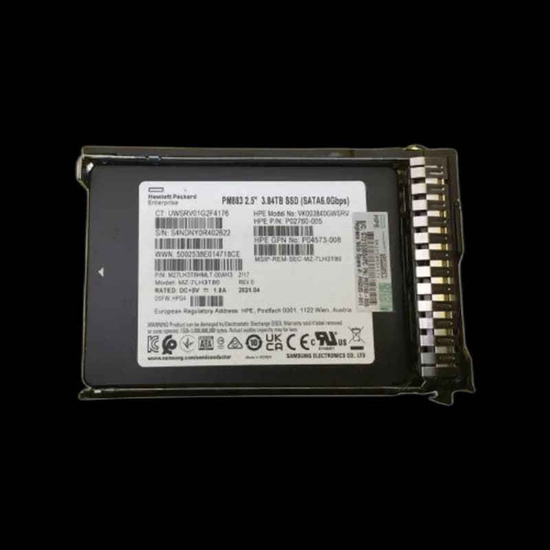 HPE P05323-001 3.84TB 6Gb/s SATA Solid State Drive