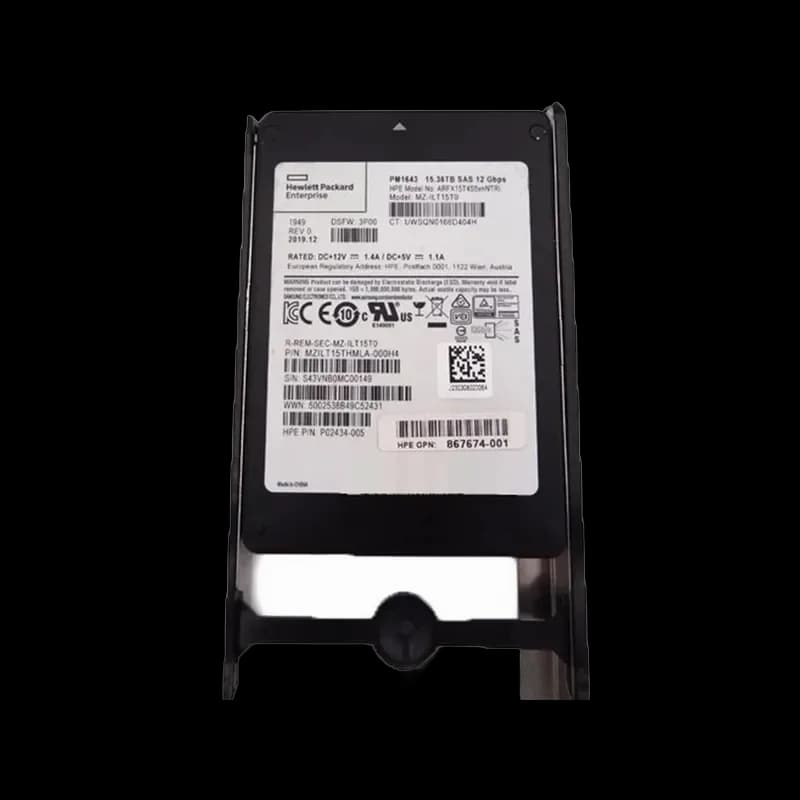 HPE P08728-001 15.36TB 12Gb/s SAS Solid State Drive