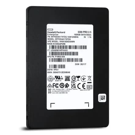 HPE P19933-004 1.92TB 6Gb/s SATA Solid State Drive