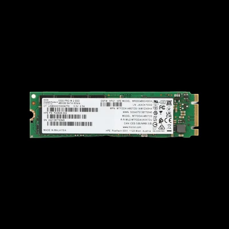 HPE P20608-002 480GB 6Gb/s SATA Solid State Drive