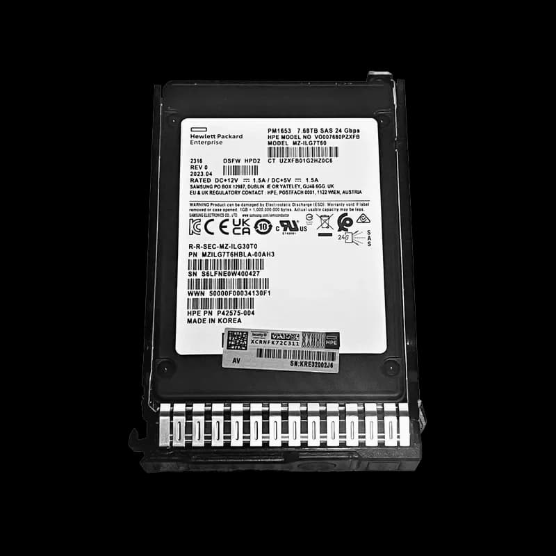 HPE P49308-001 7.68TB 12Gb/s SAS Solid State Drive