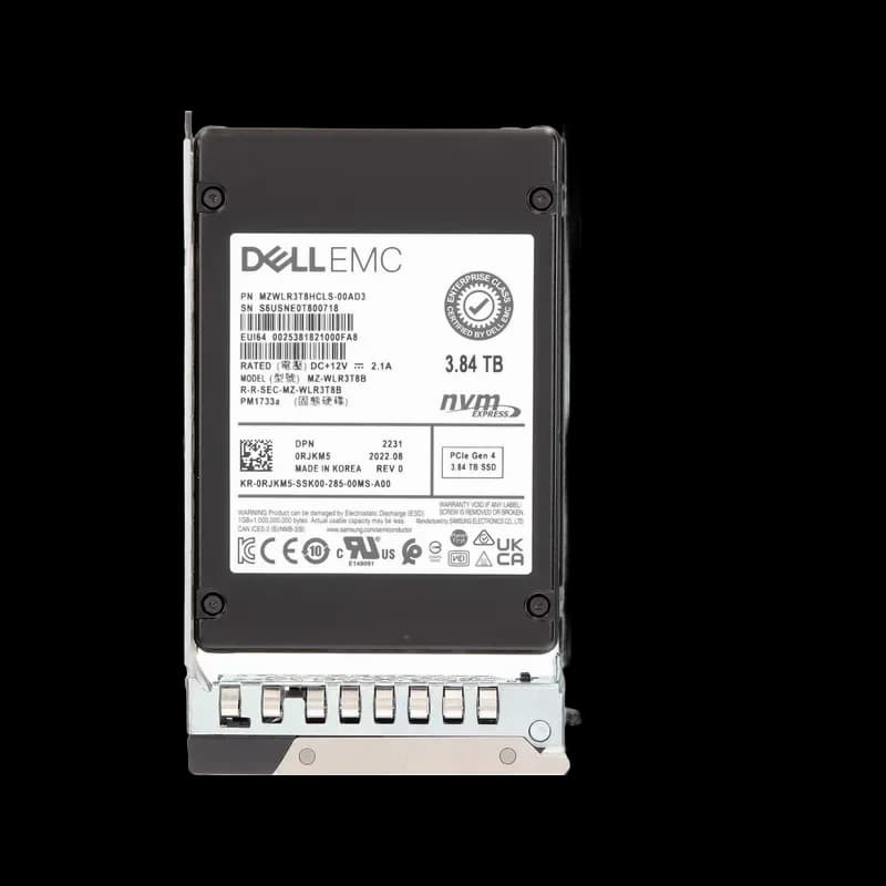 Dell RJKM5 3.84TB PCI Express NVMe 4.0 x4 Solid State Drive