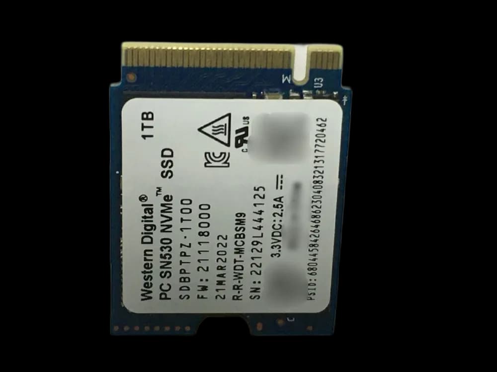 Western Digital SDBPTPZ-1T00 1TB PCI Express NVMe 4.0 x4 Solid State Drive