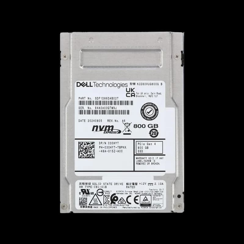 Kioxia SDF1D86DAB02T 800GB PCI Express NVMe 4.0 Solid State Drive