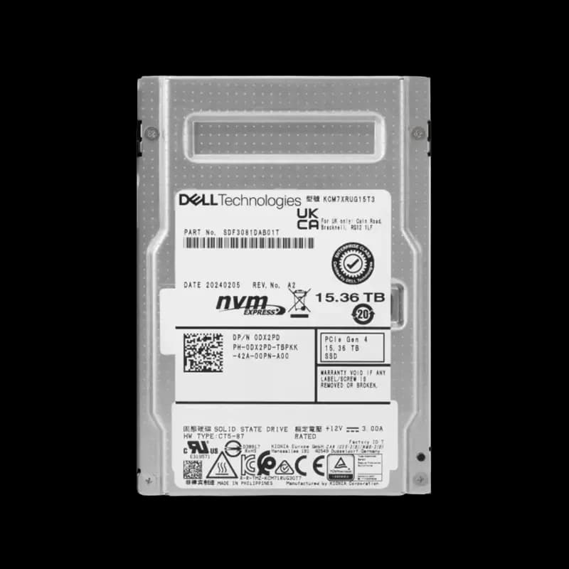 Kioxia SDF3081DAB01T 15.36TB PCI Express NVMe 4.0 Solid State Drive
