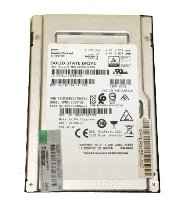 Kioxia SDFBC04CAA01 3.2TB 12Gb/s SAS Solid State Drive