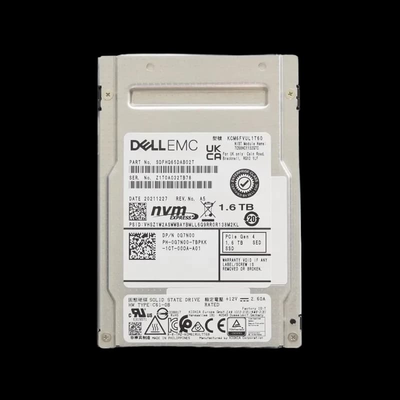 Kioxia SDFHQ65DAB02T 1.6TB PCI Express NVMe 4.0 Solid State Drive