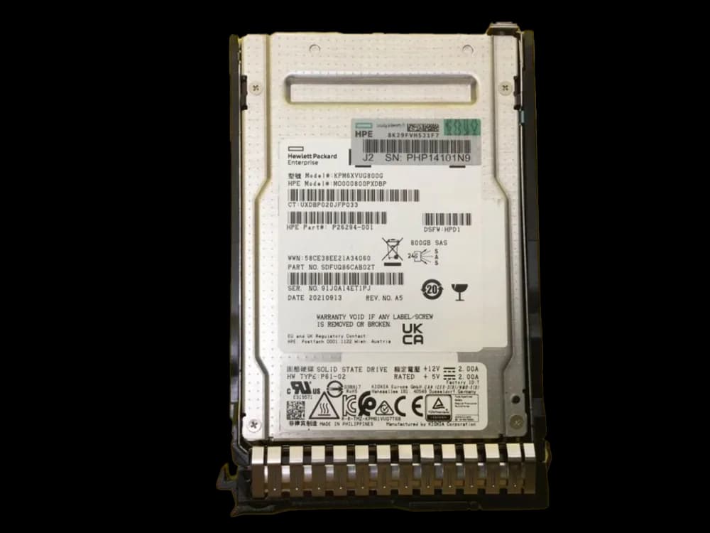 Kioxia SDFUQ86CAB02T 800GB 24Gb/s SAS Solid State Drive