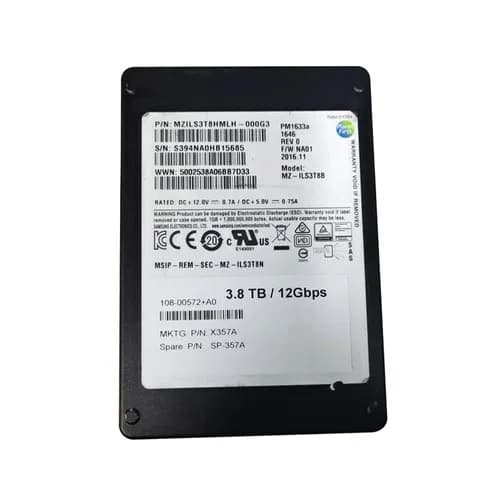 NetApp SP-357A 3.8TB 12Gb/s SAS Solid State Drive