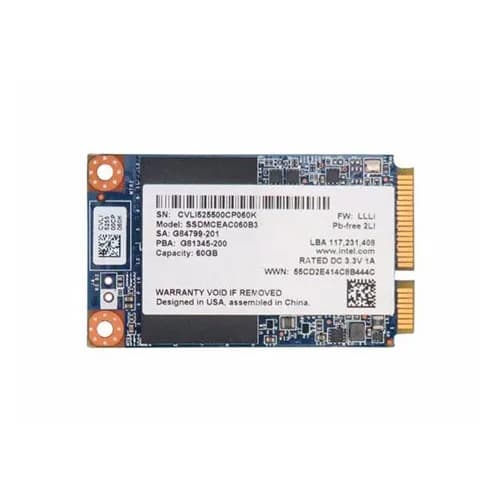 Intel SSDMCEAC060B3 60GB 6Gb/s SATA Solid State Drive