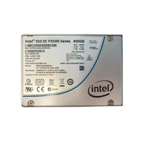 Intel SSDPE2MX400G4 400GB PCI Express NVMe 3.0 Solid State Drive
