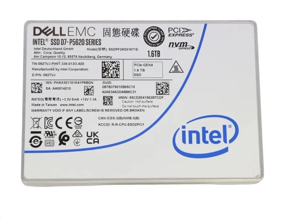Intel SSDPF2KE016T1E 1.6TB PCI Express NVMe 4.0 x4 Solid State Drive