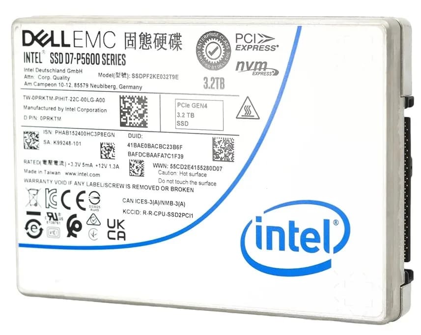 Intel SSDPF2KE032T9E 3.2TB PCI Express NVMe 3.0 x4 Solid State Drive