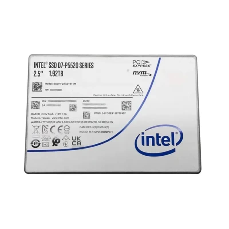 Intel SSDPF2KX019T1M 1.92TB PCI Express NVMe 4.0 Solid State Drive
