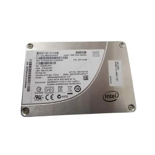 Intel SSDSA2BW300G3H 300GB 3Gb/s SATA Solid State Drive