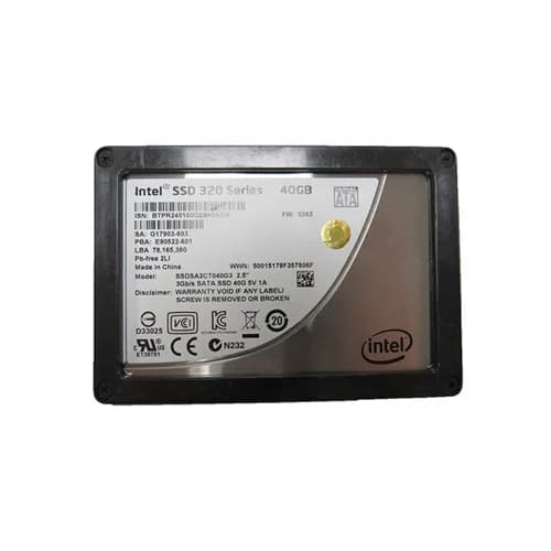 Intel SSDSA2CT040G3 40GB 3Gb/s SATA Solid State Drive