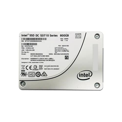 Intel SSDSC2BA800G4 800GB 6Gb/s SATA Solid State Drive