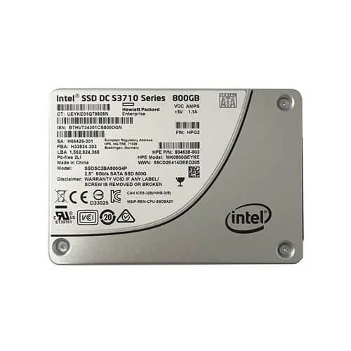 Intel SSDSC2BA800G4P 800GB 6Gb/s SATA Solid State Drive
