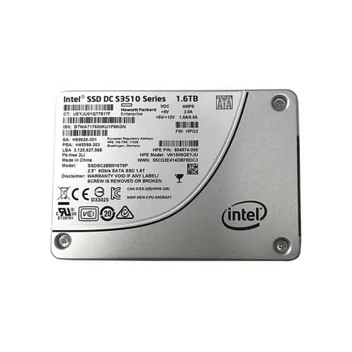 Intel SSDSC2BB016T6P 1.6TB 6Gb/s SATA Solid State Drive