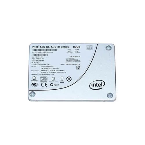 Intel SSDSC2BB080G6 80GB 6Gb/s SATA Solid State Drive