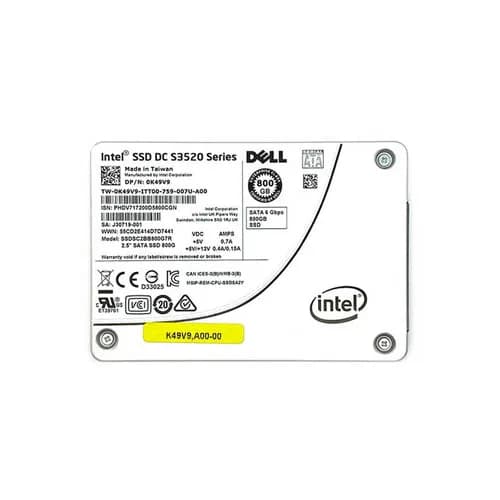 Intel SSDSC2BB800G7R 800GB 6Gb/s SATA Solid State Drive