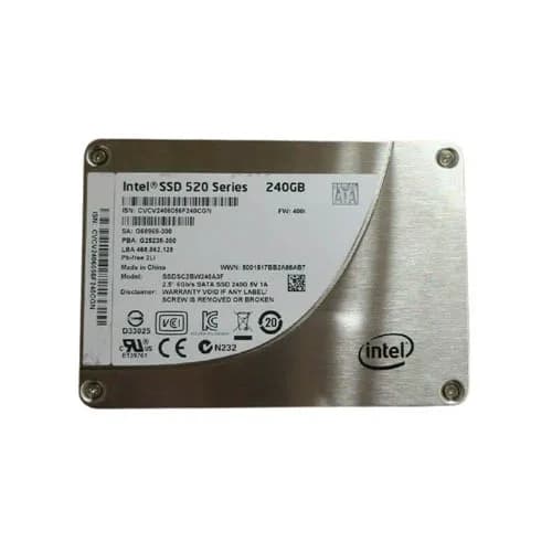 Intel SSDSC2BW240A3F 240GB 6Gb/s SATA Solid State Drive