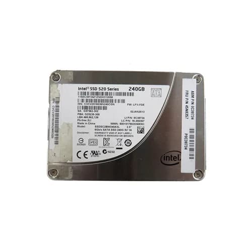 Intel SSDSC2BW240A3L 240GB 6Gb/s SATA Solid State Drive