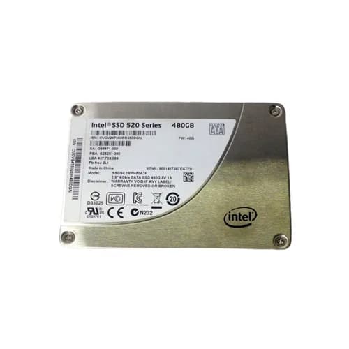 Intel SSDSC2BW480A3F 480GB 6Gb/s SATA Solid State Drive