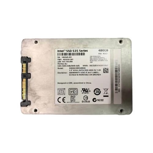 Intel SSDSC2BW480H6 480GB 6Gb/s SATA Solid State Drive