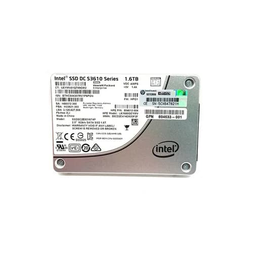 Intel SSDSC2BX016T4P 1.6TB 6Gb/s SATA Solid State Drive