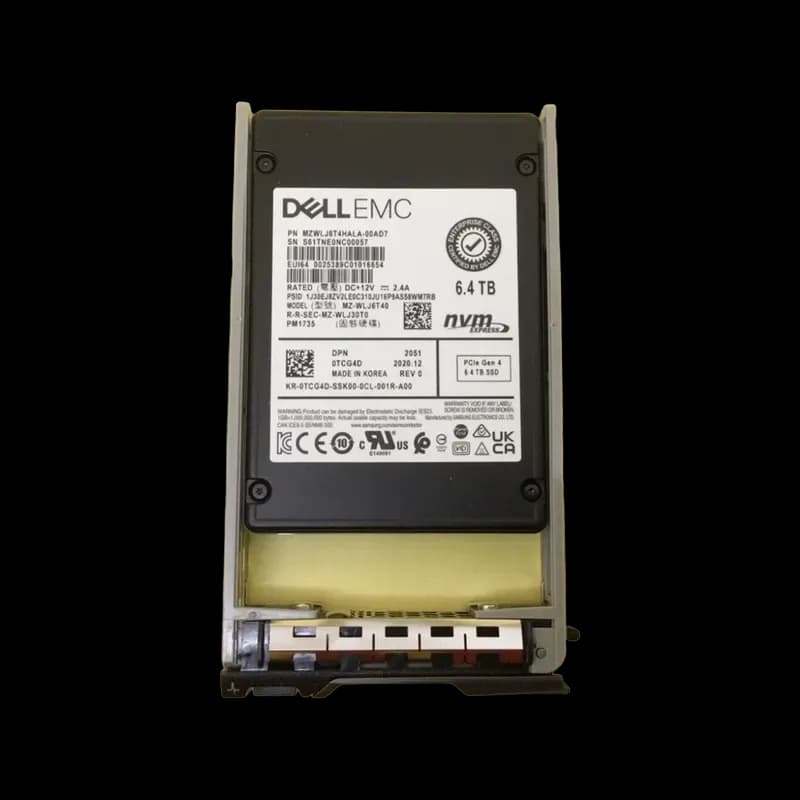 Dell TCG4D 6.4TB PCI Express NVMe 4.0 Solid State Drive