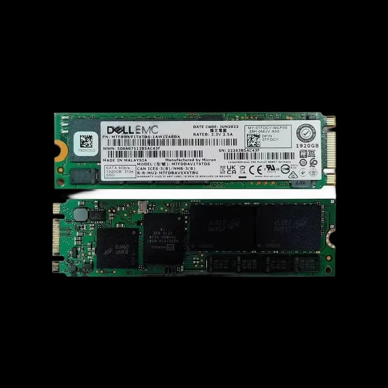 Dell TFDCY 1.92TB 6Gb/s SATA Solid State Drive