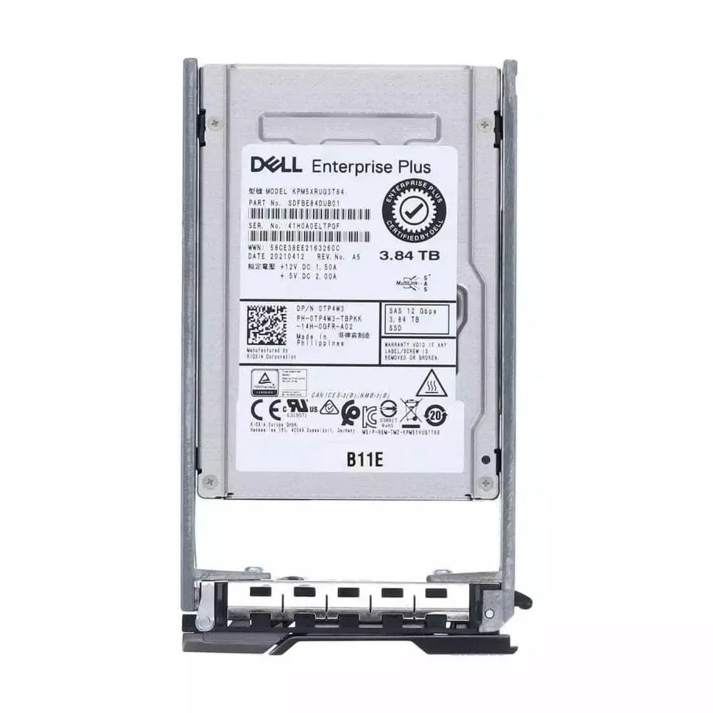 Dell TP4W3 3.84TB 12Gb/s SAS Solid State Drive