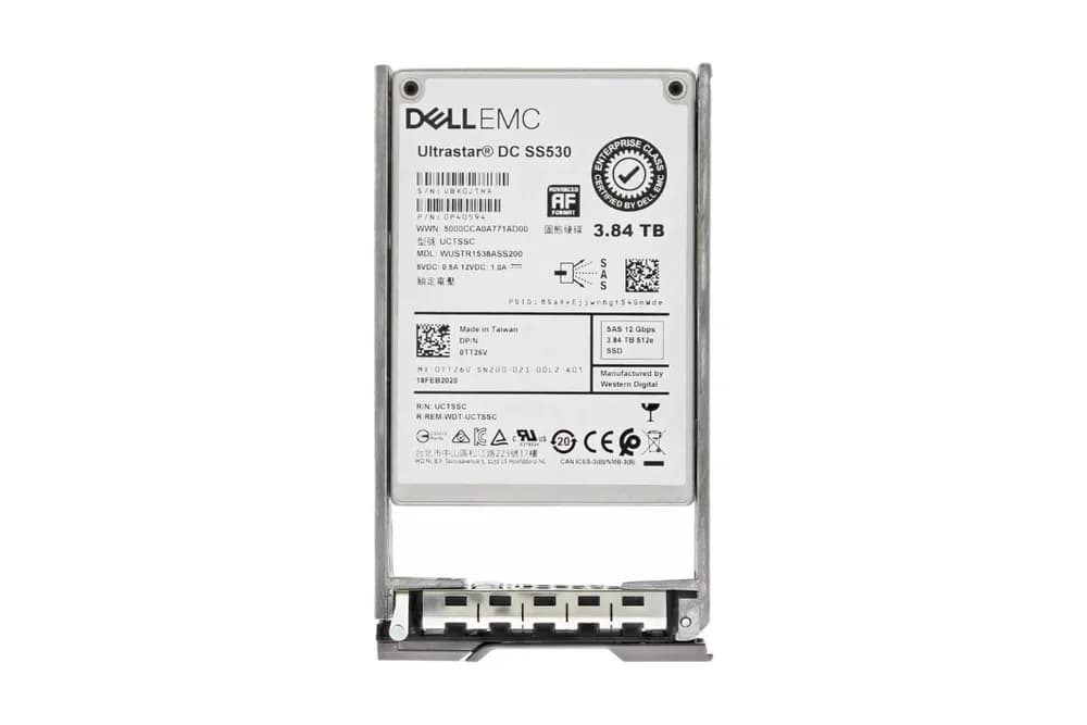 Dell TT26V 3.84TB 12Gb/s SAS Solid State Drive