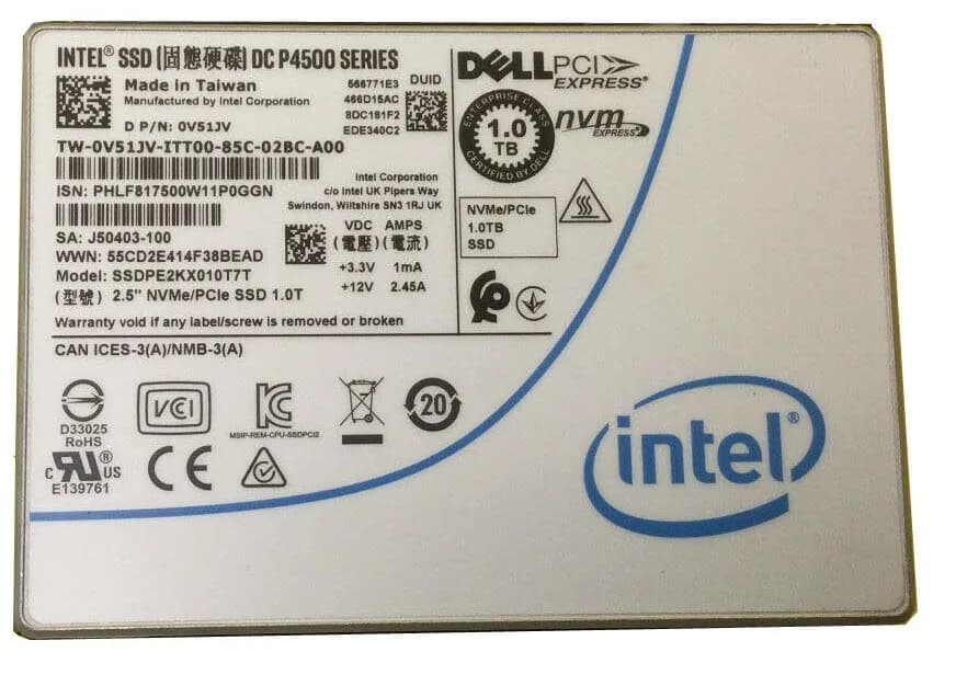 Dell V51JV 1TB Solid State Drive