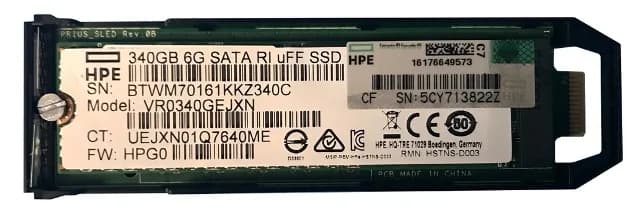 HPE VR0340GEJXN 340GB 6Gb/s SATA Solid State Drive