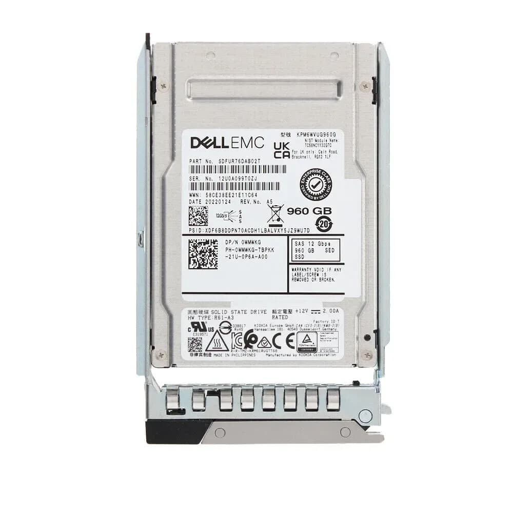 Dell WMWKG 960GB 12Gb/s SAS Solid State Drive