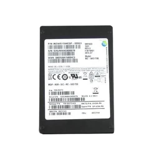 NetApp X439A-R6 1.6TB 6Gb/s SAS Solid State Drive