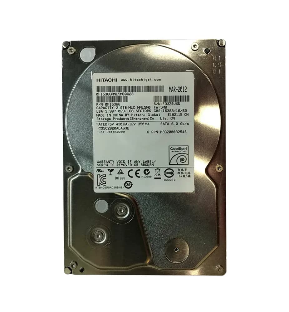 Hitachi H3C20003254S 2TB 3Gb/s SATA
