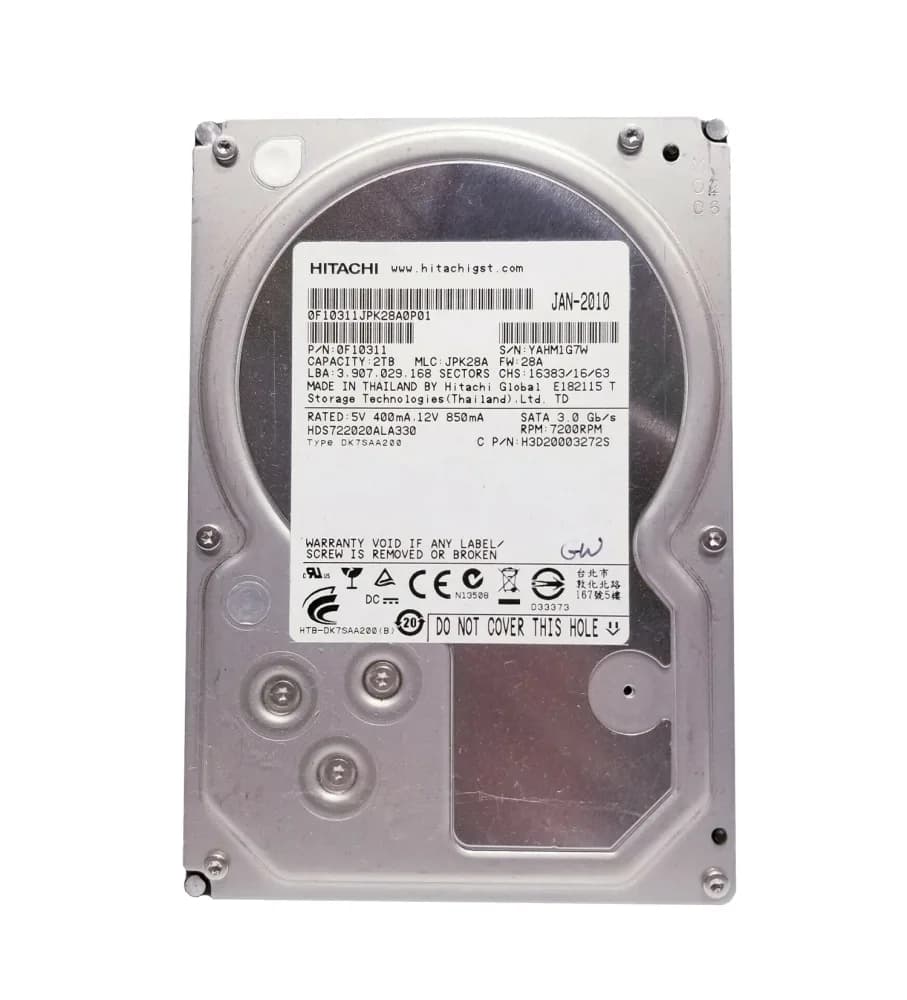 Hitachi H3D20003272S 2TB 3Gb/s SATA