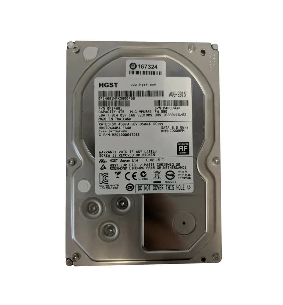 Hitachi H3D40006472SE 4TB 6Gb/s SATA