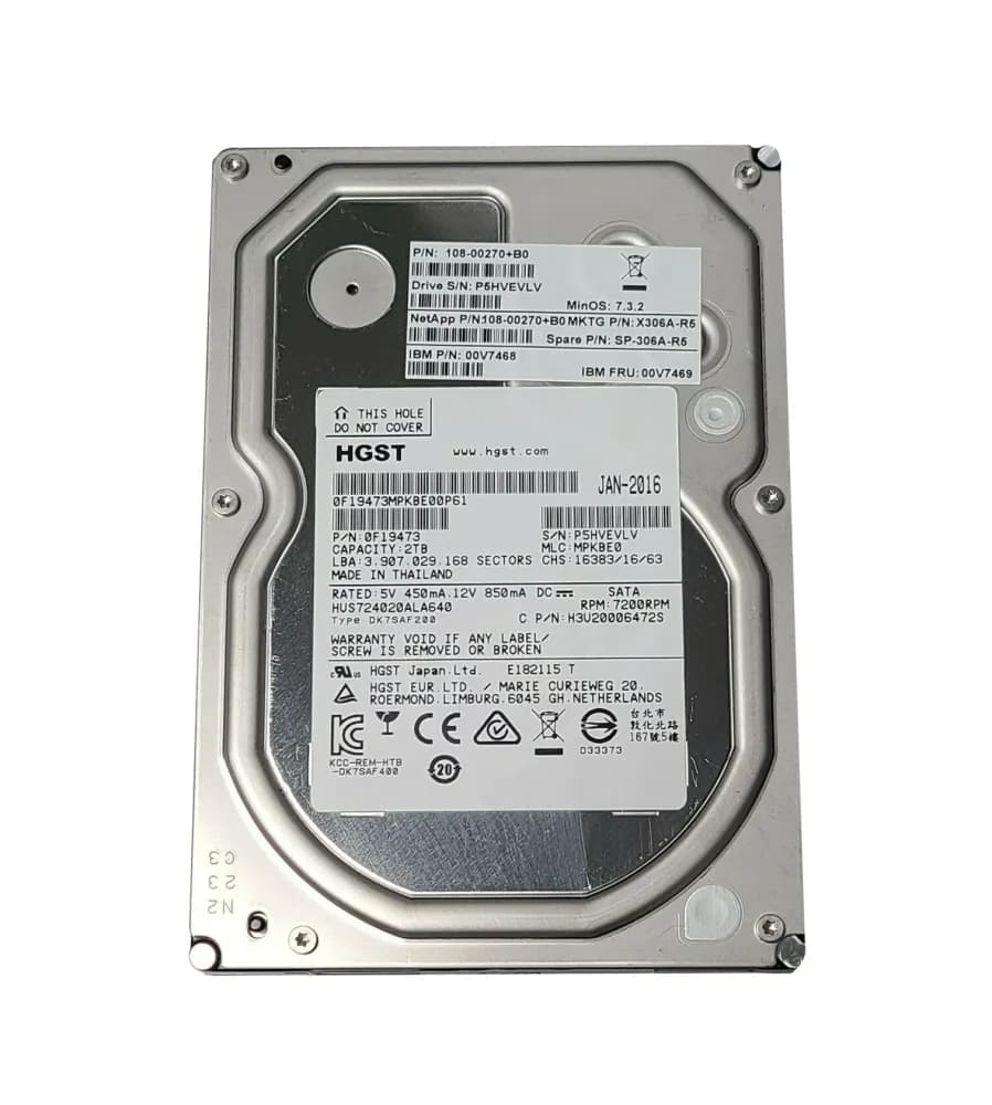 Hitachi H3V20006472S 2TB 3Gb/s SATA