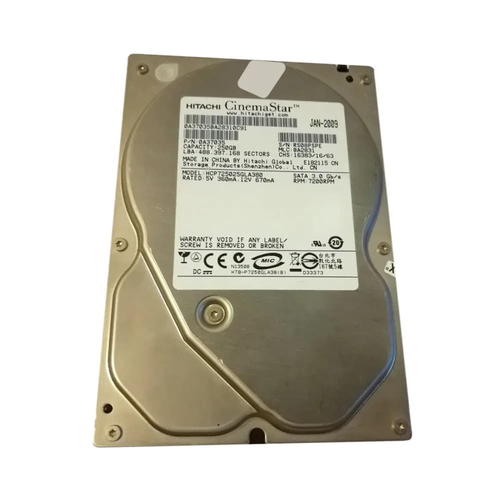 Hitachi HCP725025GLA380 250GB 3Gb/s SATA