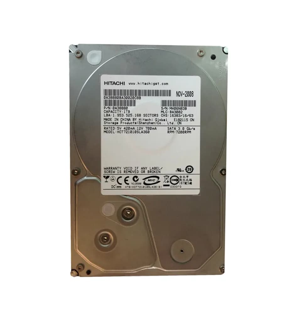 Hitachi HCT721010SLA360 1TB 3Gb/s SATA