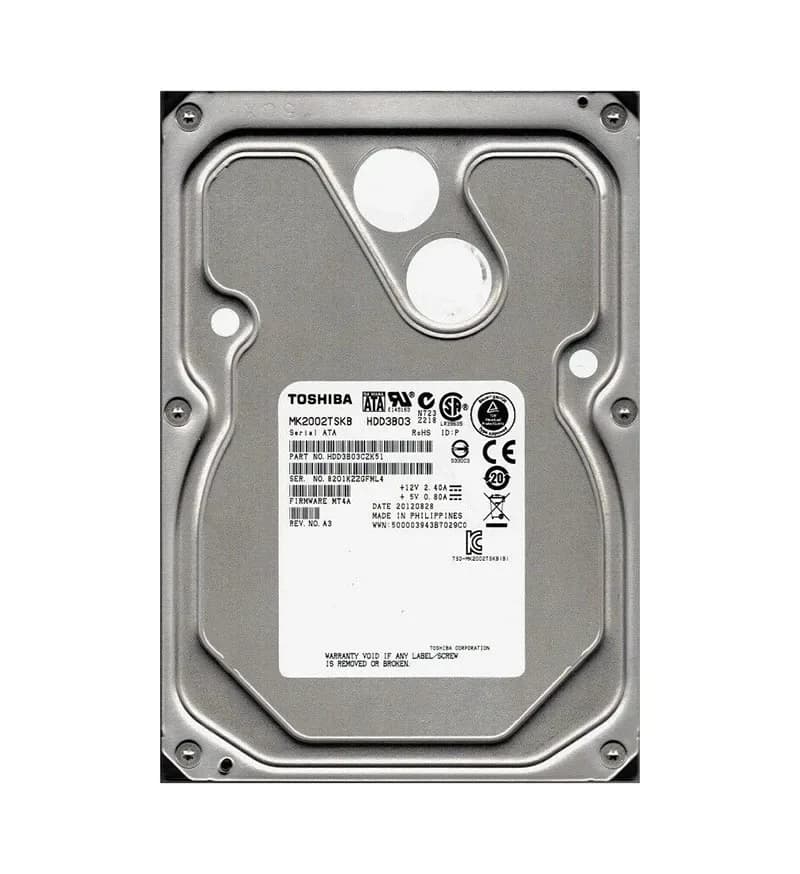 Toshiba HDD3B03CZK51 2TB 3Gb/s SATA
