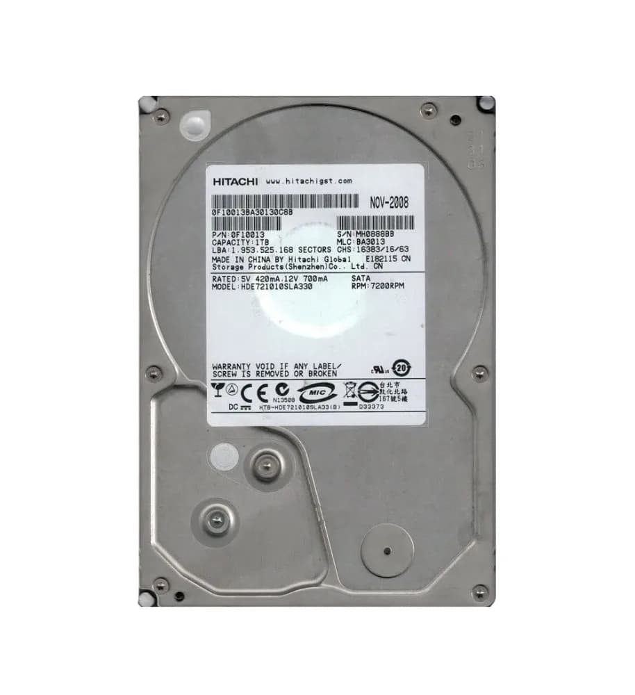 Hitachi HDE721010SLA330 1TB 3Gb/s SATA
