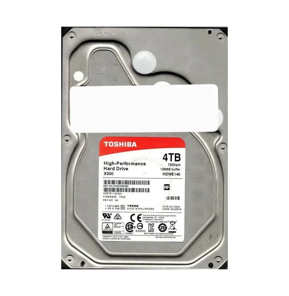 Toshiba HDETR11GCA51 4TB 6Gb/s SATA