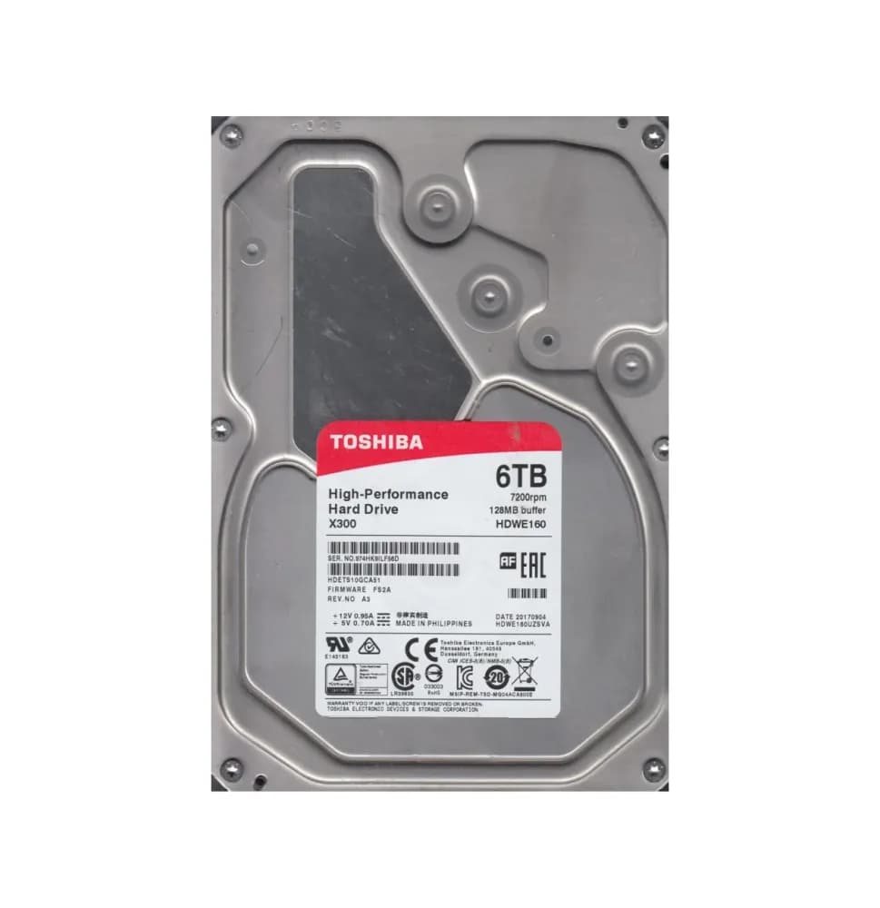 Toshiba HDETS10GCA51 6TB 6Gb/s SATA